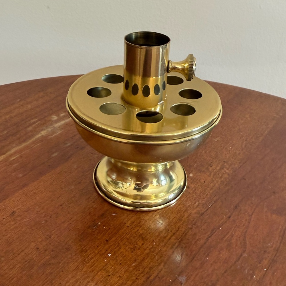 Vintage Brass Candlestick Holder